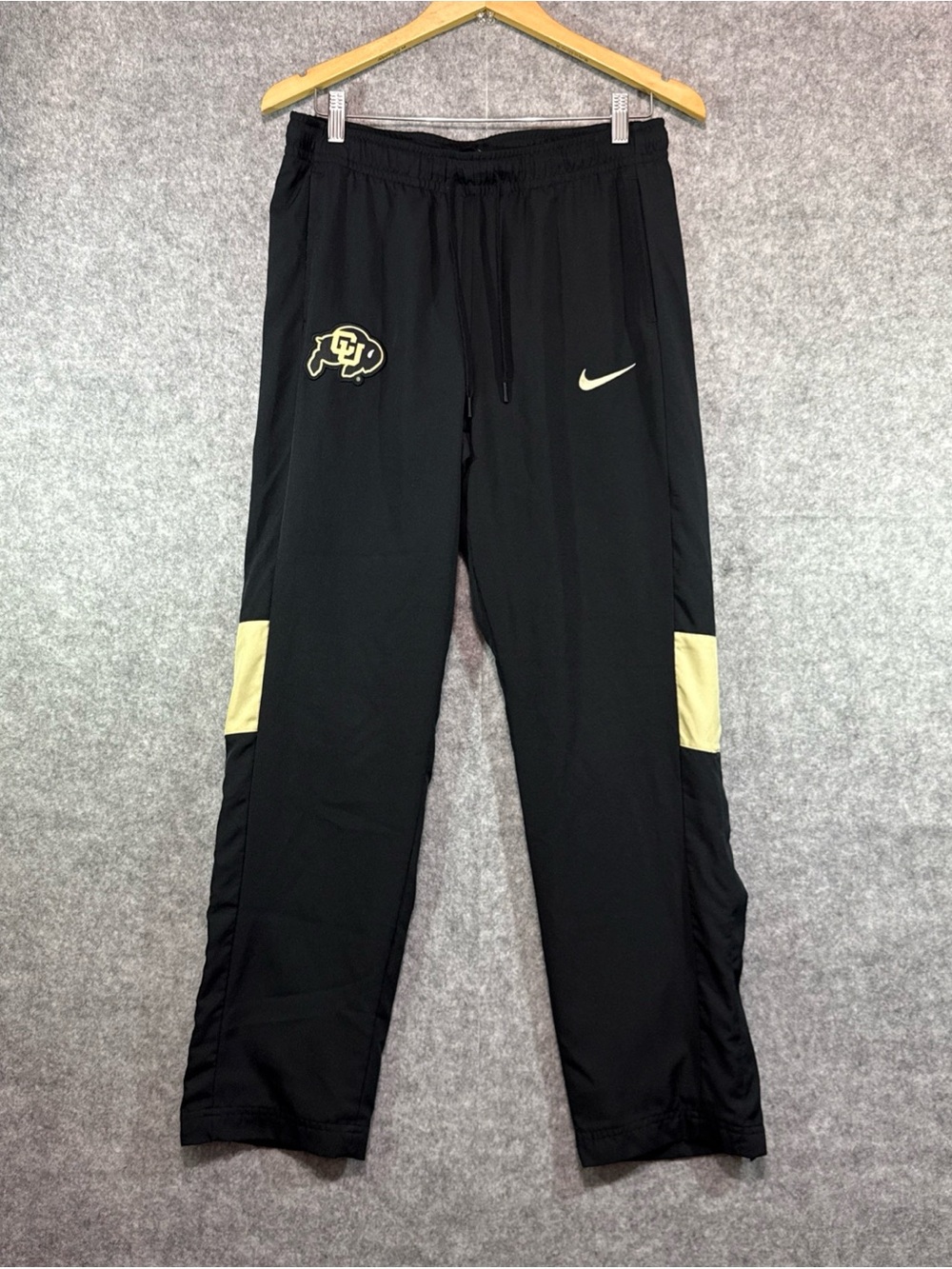 Nike University of Colorado Buffs Sweatpants - Mens M - Black Gold College Snaps